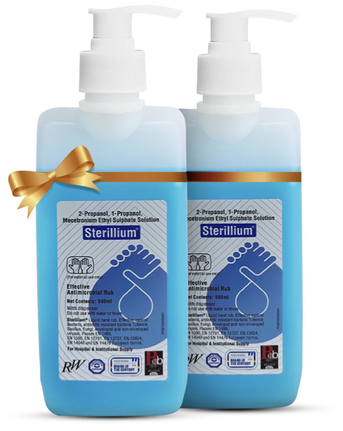 Sterillium - alcohol-based disinfectants for hygienic and surgical hand disinfection.